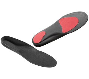 SoleFoot Einlegesohlen ideal für jeden Tag Einlagen Hi-Performance Schuheinlage Comfort Black Deluxe Edition Schwarz/Rot
