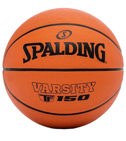 SPALDING Spalding Varsity TF-150 Indoor and Outdoor Basketball Size 5 Sports Equipment Orange/Black