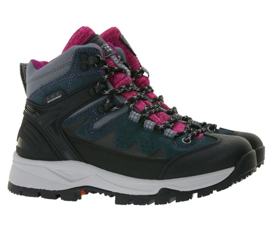 ICEPEAK Wynne Women's Hiking Shoes with Waterproof A.W.S. WATERPROOF Membrane Trekking Shoes Hiking Boots 10089410 Dark Gray/Pink