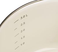 KRÜGER Sylt 1-Piece Meat Pot Made of High-Quality Enamel. Dishwasher Safe for All Stove Types. 20 cm, 3.2 Liters, Mint Green.