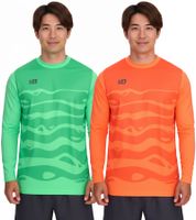 Outfitter OCEAN FABRICS Tahi Herren Torwart-Trikot Feuchtigkeitsregulierend und Schnelltrocknend Langarm-Shirt Fußball Longsleeve OUT-M-1033-OTW in Orange oder Grün
