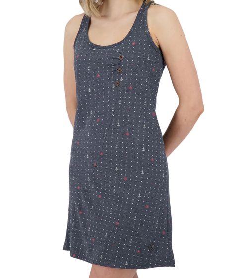 ALIFE AND KICKIN CamyAK B women's mini dress, dotted cotton dress, summer dress 42548259 Navy