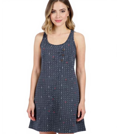 ALIFE AND KICKIN CamyAK B women's mini dress, dotted cotton dress, summer dress 42548259 Navy