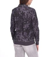 Sweat-shirt Bruno Banani pour femme, élégant à manches longues avec logo imprimé, 39488624, noir/gris