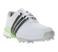 Zapatos de golf adidas Tour360 24 para mujer con Torsion Bridge, zapatillas deportivas con amortiguación Lightstrike y talón Boost IF0259 Blanco/Negro/Verde