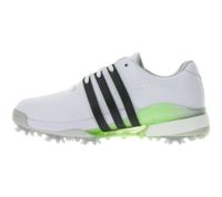 Zapatos de golf adidas Tour360 24 para mujer con Torsion Bridge, zapatillas deportivas con amortiguación Lightstrike y talón Boost IF0259 Blanco/Negro/Verde