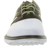 Zapatos de golf adidas Mc Z-Traxion sin clavos con entresuela Boost. Zapatillas deportivas con amortiguación Lightstrike y talón Boost. IG0910 Blanco/Marrón