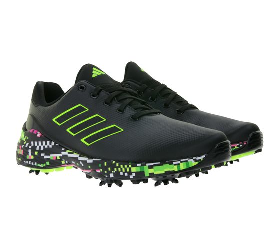 adidas ZG23 Sustainable Golf Shoes with Lightstrike Cushioning Sports Shoes with Replaceable Cleats IE2140 Black/Green