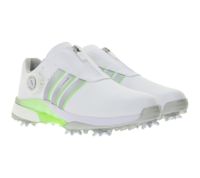 Zapatillas de golf adidas Tour360 24 para mujer con puente de torsión, deportivas con amortiguación Lightstrike y talón Boost, IF0264 Blanco/Verde Zapatillas de golf adidas Tour360 24 para mujer con puente de torsión, deportivas con amortiguación Lightstrike y talón Boost, IF0264 Blanco/Verde