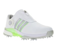 Zapatillas de golf adidas Tour360 24 para mujer con puente de torsión, deportivas con amortiguación Lightstrike y talón Boost, IF0264 Blanco/Verde Zapatillas de golf adidas Tour360 24 para mujer con puente de torsión, deportivas con amortiguación Lightstrike y talón Boost, IF0264 Blanco/Verde