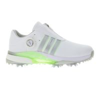 Zapatillas de golf adidas Tour360 24 para mujer con puente de torsión, deportivas con amortiguación Lightstrike y talón Boost, IF0264 Blanco/Verde Zapatillas de golf adidas Tour360 24 para mujer con puente de torsión, deportivas con amortiguación Lightstrike y talón Boost, IF0264 Blanco/Verde