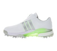 Zapatillas de golf adidas Tour360 24 para mujer con puente de torsión, deportivas con amortiguación Lightstrike y talón Boost, IF0264 Blanco/Verde Zapatillas de golf adidas Tour360 24 para mujer con puente de torsión, deportivas con amortiguación Lightstrike y talón Boost, IF0264 Blanco/Verde