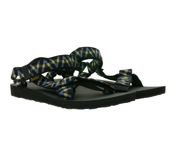TEVA Original Universal Herren Sandale nachhaltige Sommer-Sandale mit EVA-Gummisohle Outdoor-Sandale 1004006 Schwarz/Blau