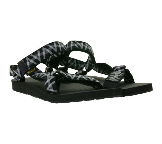 TEVA Original Universal Herren Sandale nachhaltige Sommer-Sandale mit EVA-Gummisohle Outdoor-Sandale 1004006 Schwarz/Grau