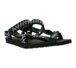 TEVA Original Universal Herren Sandale nachhaltige Sommer-Sandale mit EVA-Gummisohle Outdoor-Sandale 1004006 Schwarz/Grau