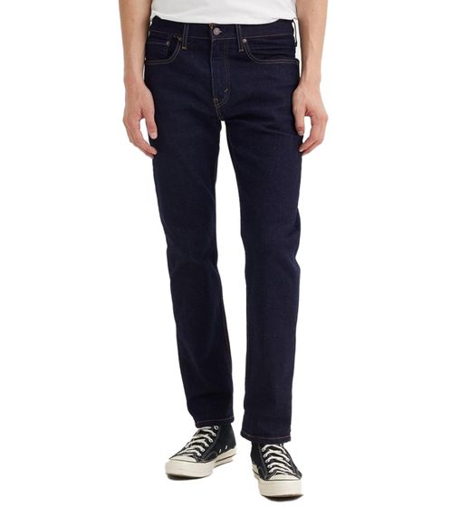 Jean Levi's 502 Taper pour homme, coupe 5 poches, en coton, bleu foncé, 295070036