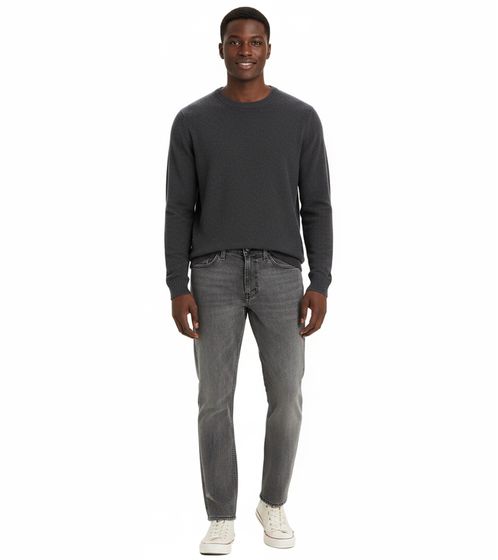 Vaqueros LEVI'S 511 de 5 bolsillos para hombre, pantalones vaqueros ajustados de algodón, 45115537 gris