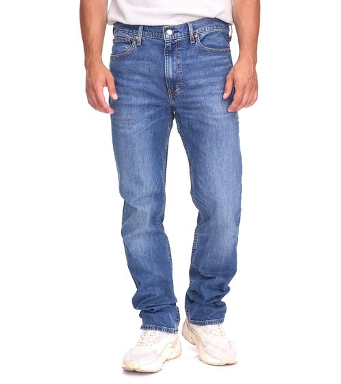 LEVI´S 511 Herren Jeans-Hose im 5-Pocket-Style Baumwoll-Hose Slim-Fit Stretch Denim-Hose 45115536 Blau