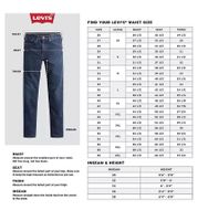 LEVI'S 512 Men's 5-Pocket Jeans Cotton Denim Pants 288331310 Blue LEVI'S 512 Men's 5-Pocket Jeans Cotton Denim Pants 288331310 Blue