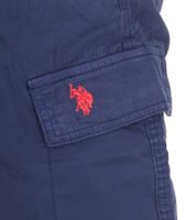 Short cargo décontracté pour homme U.S. POLO ASSN., léger et confortable, avec broderie U.S. Polo, 143 68147 52661, en kaki, bleu, beige ou gris