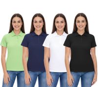 ELEVATE Ottawa Women's Polo Shirt, Sport Polo Shirt, Pique Knit, Cool Fit, 220 g/m², 39083 in Green, Navy, White, or Black