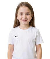 Confezione da 3 t-shirt sportive casual PUMA TeamGoal 23 per bambini e bambine, in cotone con logo ricamato, 656709 04, bianco Confezione da 3 t-shirt sportive casual PUMA TeamGoal 23 per bambini e bambine, in cotone con logo ricamato, 656709 04, bianco