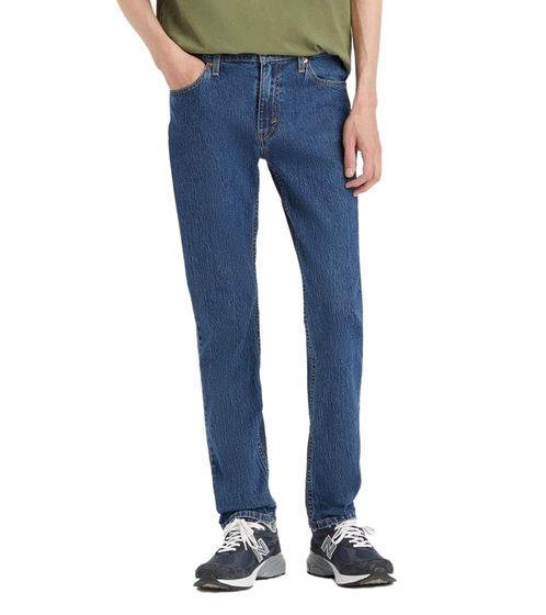 LEVI'S 511 Men's 5-Pocket Jeans, Cotton Slim-Fit Denim Pants, 45115848, Dark Blue