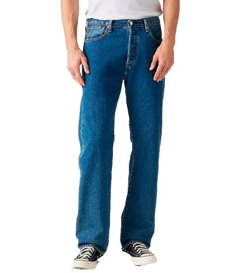 LEVI´S 501 Herren Denim-Hose im 5-Pocket-Style Jeans-Hose stylische Baumwoll-Hose 5013616 Dunkelblau