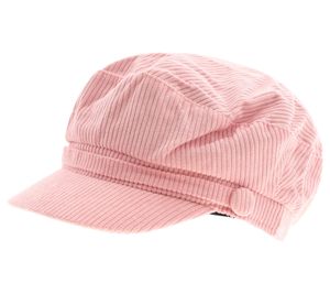 Gorra Baker Boy de pana, gorra de repartidor de periódicos, sombreros, gorra de verano, gorra con visera 4606M K248131 Rosa