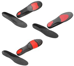 SoleFoot Einlegesohlen Einlagen Hi-Performance Schuheinlage Black Deluxe Edition Schwarz/Rot für den Alltag, die Arbeit oder den Sport