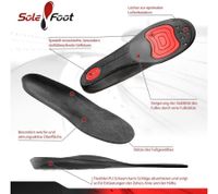 SoleFoot Insoles Hi-Performance Shoe Insoles Black Deluxe Edition Black/Red for everyday wear, work, or sports SoleFoot Insoles Hi-Performance Shoe Insoles Black Deluxe Edition Black/Red for everyday wear, work, or sports