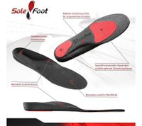 SoleFoot Insoles Hi-Performance Shoe Insoles Black Deluxe Edition Black/Red for everyday wear, work, or sports SoleFoot Insoles Hi-Performance Shoe Insoles Black Deluxe Edition Black/Red for everyday wear, work, or sports