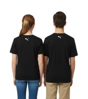 Maglia sportiva PUMA Base per bambini e bambine, in cotone sostenibile con logo, 678259 02, nera Maglia sportiva PUMA Base per bambini e bambine, in cotone sostenibile con logo, 678259 02, nera