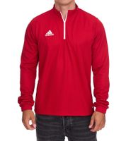 adidas Entrada 22 Halfzip Herren Trainings-Pullover nachhaltiges Sport-Shirt mit AEROREADY Technologie H57556 Rot adidas Entrada 22 Halfzip Herren Trainings-Pullover nachhaltiges Sport-Shirt mit AEROREADY Technologie H57556 Rot