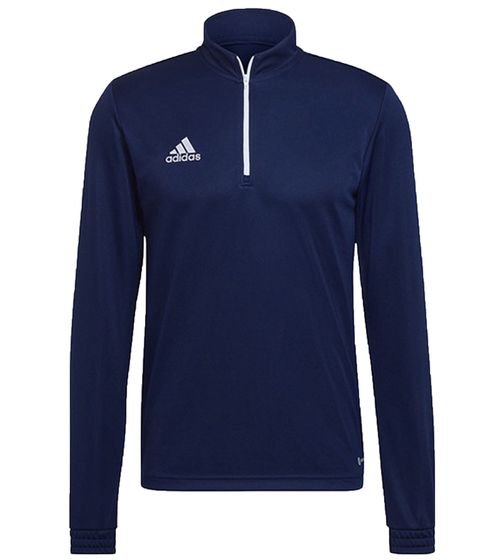 adidas Entrada 22 Halfzip Herren Trainings-Pullover nachhaltiges Sport-Shirt mit AEROREADY Technologie HB5327 Dunkelblau