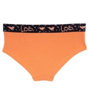 Les Petites Bombes - Calzoncillos infantiles para niños y niñas con algodón elástico, ropa interior para adolescentes, LPB/4/BC2/FX2/A, color naranja