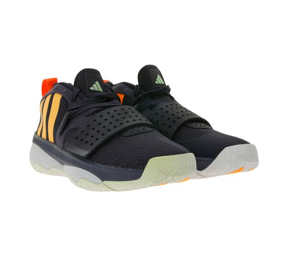 adidas Dame 8 EXTPLY Basketball-Schuhe Damian Lillard Style mit TPU Propulsion Plate Sneaker Hallen-Schuhe IF1512 Navy/Orange