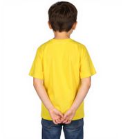 3er Pack PUMA TeamGoal 23 Casual Kinder Sport-Shirt für Jungen & Mädchen Baumwoll T-Shirt mit Logo-Stickerei 656709 Schwarz oder Gelb