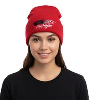 Boyd Coddington Beanie, Cozy Winter Hat, Fan Merchandise 4402BYD Red