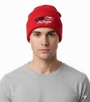 Boyd Coddington Beanie, Cozy Winter Hat, Fan Merchandise 4402BYD Red