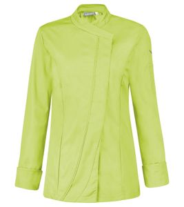 LAFONT Saffron Damen Küchen-Jacke mit doppelter Passe Arbeits-Jacke 180 g/m² Gastro Berufsbekleidung Gastronomie Koch-Jacke 50741500 Anis-Grün