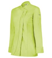 LAFONT Saffron Damen Küchen-Jacke mit doppelter Passe Arbeits-Jacke 180 g/m² Gastro Berufsbekleidung Gastronomie Koch-Jacke 50741500 Anis-Grün