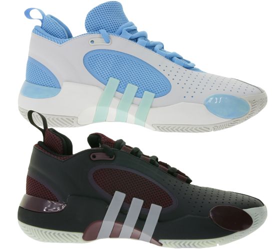 adidas D.O.N. Issue 5 Basketball-Schuhe Donovan Mitchell Style mit rutschfester Außensohle Hallen-Schuhe Schwarz/Weinrot oder Weiß/Blau