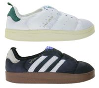 Chaussures adidas Puffylette pour homme avec isolation PrimaLoft, baskets basses déperlantes, Samba ou Stan Smith, noir/marron ou blanc/vert