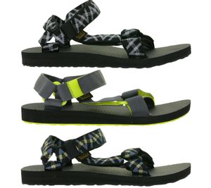 TEVA Original Universal Herren Sandale nachhaltige Sommer-Sandale mit EVA-Gummisohle Outdoor-Sandale 1004006 Schwarz/Blau, Schwarz Grau oder Schwarz/Grau/Grün