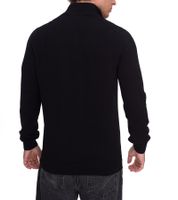 Lacoste Herren Strick-Troyer klassischer Strick-Pulli mit Logo-Stickerei Langarm-Pullover AH1980 00 031 Schwarz