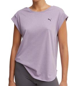 PUMA Damen T-Shirt Yoga-Shirt mit tiefem Rückenausschnitt Pilates-Shirt mit DryCELL 50460848 Flieder