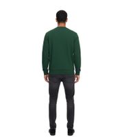 Lacoste Men's Sweatshirt with Logo Embroidery, Basic Sweater, Modern Cotton Sweater, Long-Sleeved Shirt, SH9608 00 132 Green Lacoste Men's Sweatshirt with Logo Embroidery, Basic Sweater, Modern Cotton Sweater, Long-Sleeved Shirt, SH9608 00 132 Green