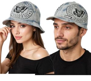 Gorro RAMONES Rock Band con Estampado de Banda, Gorro de Punto con Parche, Gorro Fanático KC100814RAM Gris