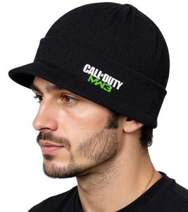 Gorro de punto para hombre y mujer de Call of Duty: Modern Warfare 3 (MW3) con bordado MW3 en el lateral.